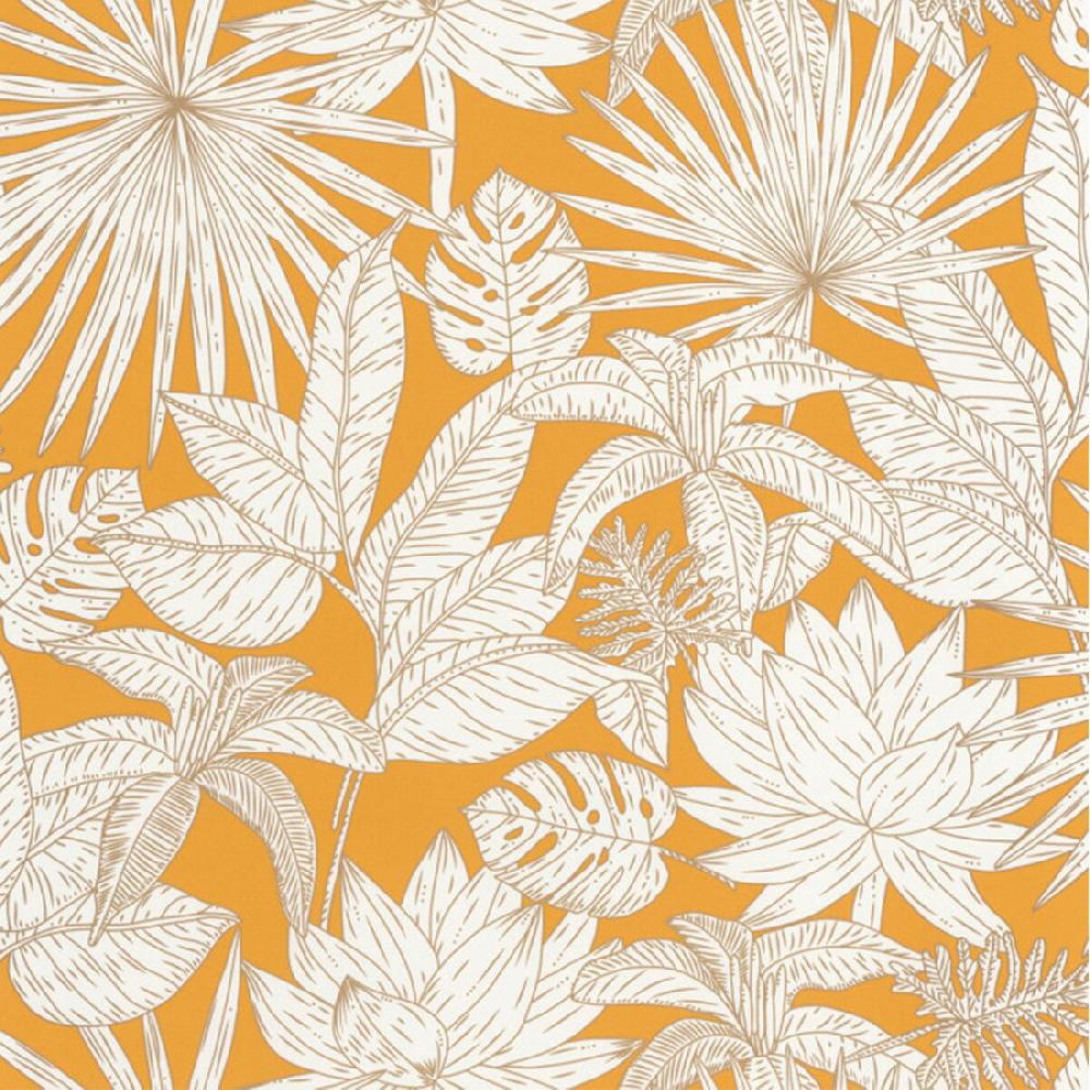 kenay home Ocre papel pintado