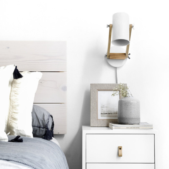 Kenay Home Pack 2 Apliques De Pared Blanco-natural