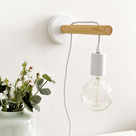 Kenay Home Pack 2 Apliques De Pared Blanco-natural