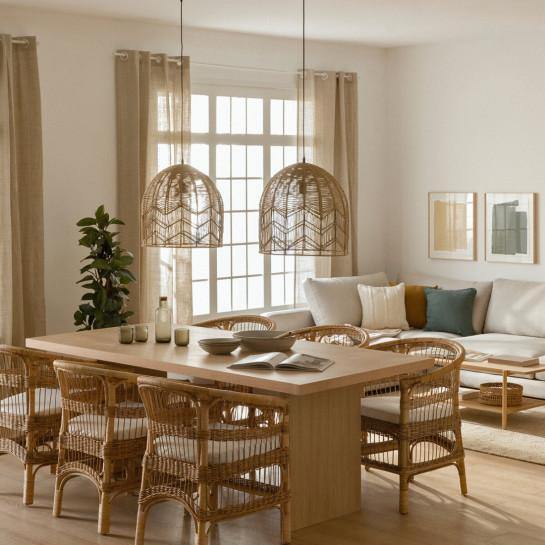 Kenay Home Pack 2 Butacas Ratán Natural