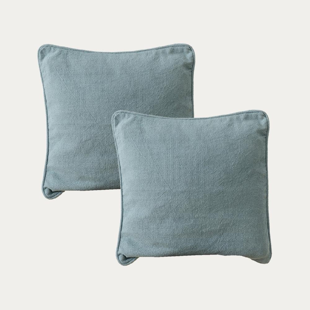 kenay home Pack 2 cojines azul