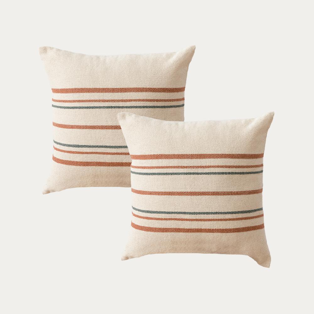 kenay home Pack 2 cojines blanco