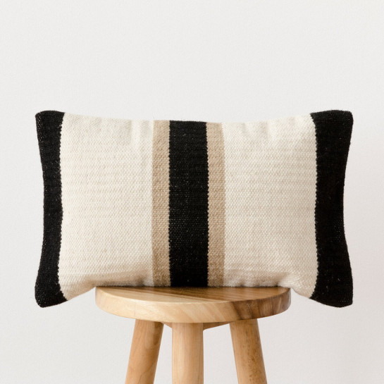 Kenay Home Pack 2 Cojines Blanco-negro-natural