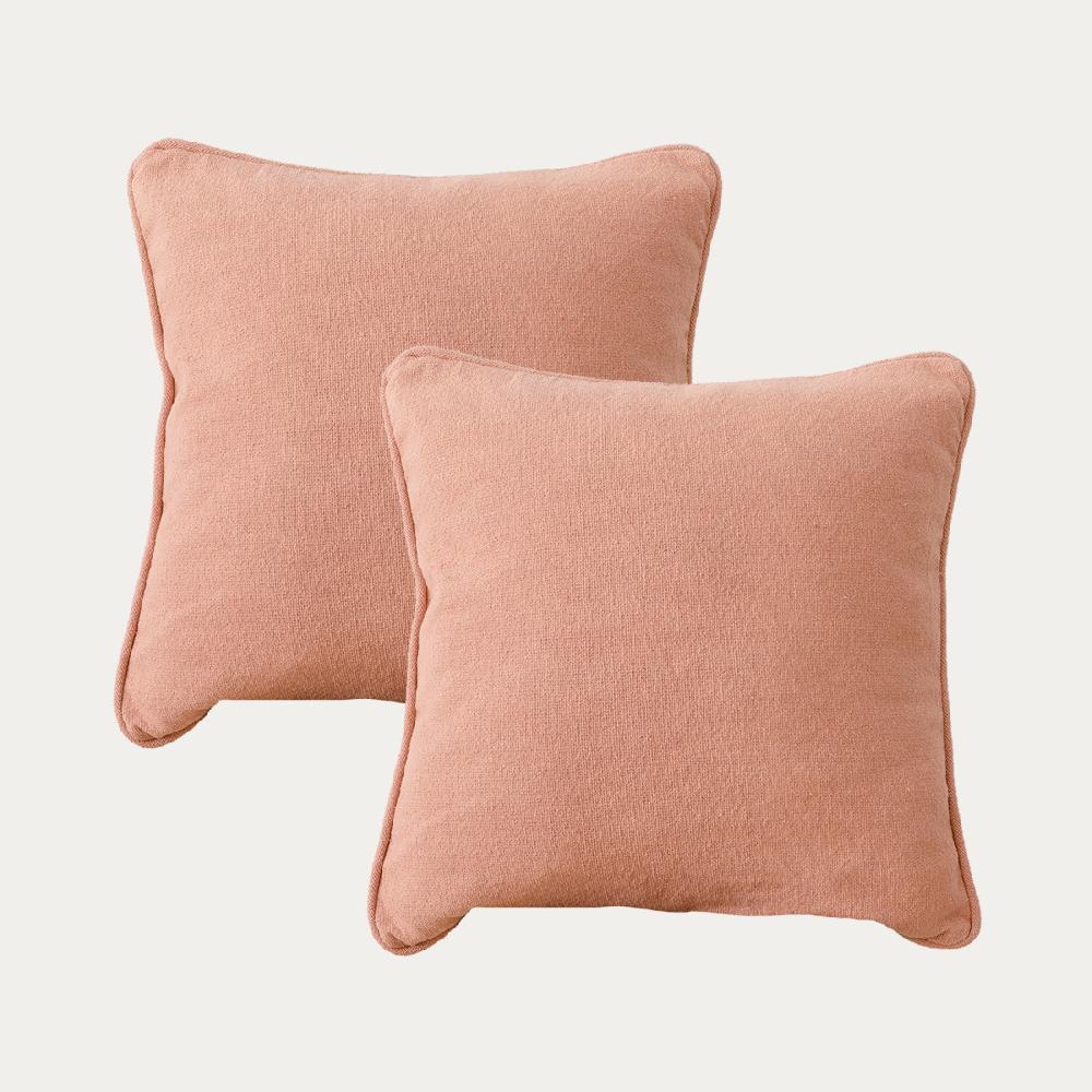 kenay home Pack 2 cojines coral