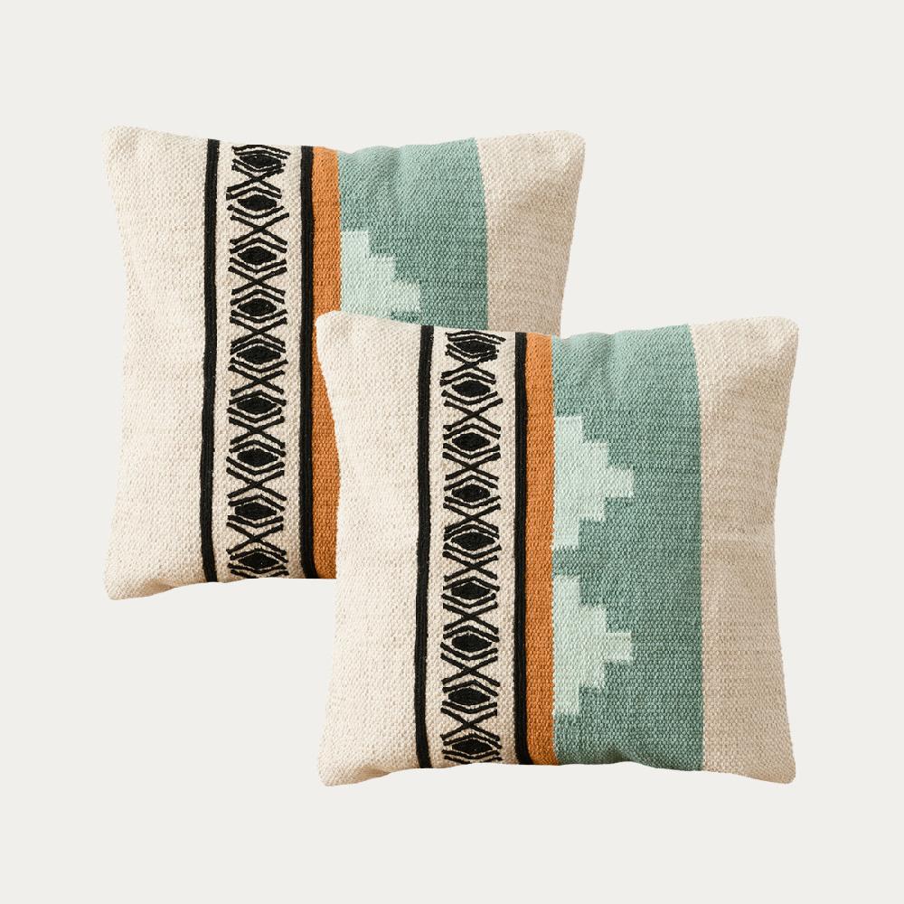 kenay home Pack 2 cojines menta