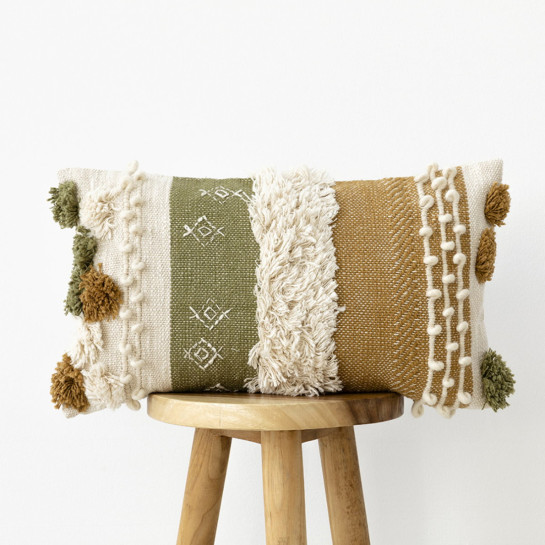 Kenay Home Pack 2 Cojines Mostaza