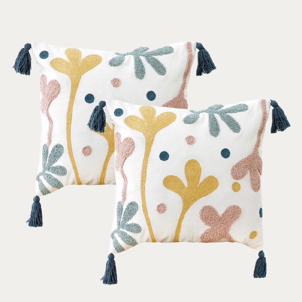 kenay home Pack 2 cojines multicolor 45x45