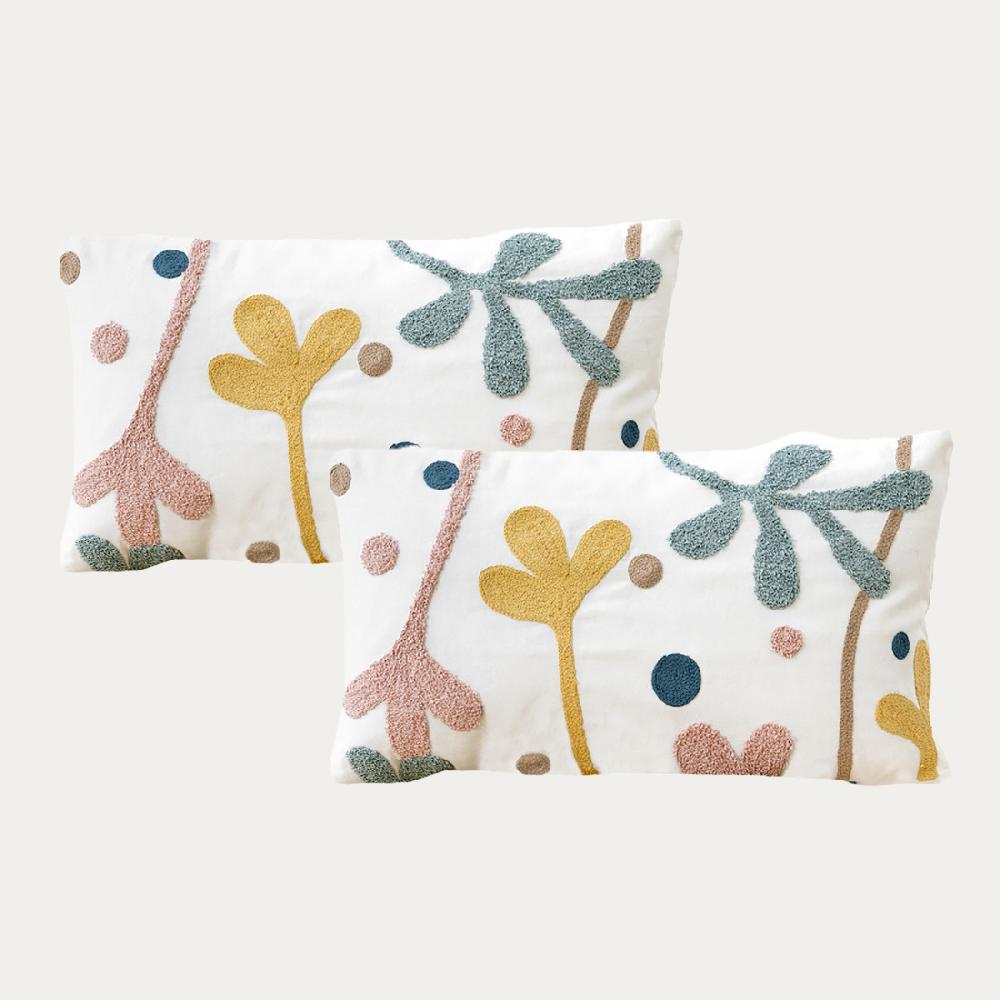 kenay home Pack 2 cojines multicolor 50x30