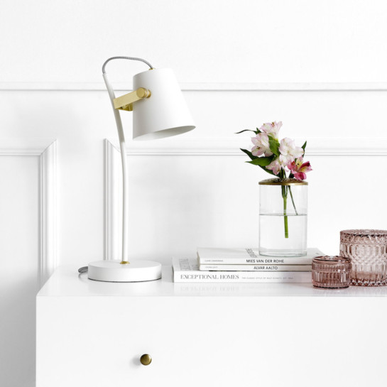 Kenay Home Pack 2 Lámparas De Sobremesa Blanco