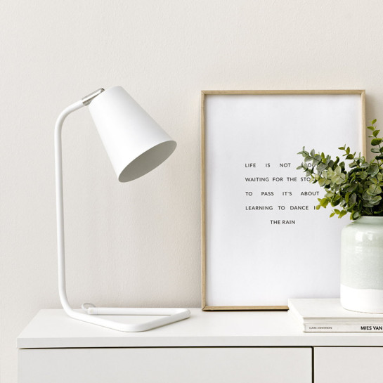 Kenay Home Pack 2 Lámparas De Sobremesa Blanco