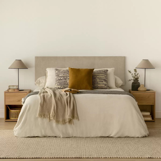 Kenay Home Pack 2 Mesitas De Noche Natural 1 Cajón