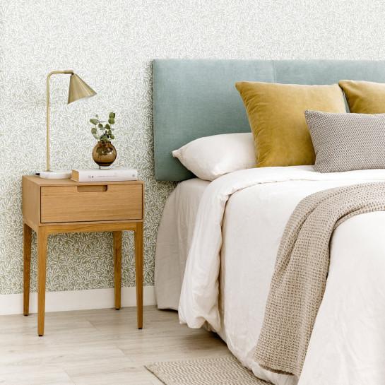 Kenay Home Pack 2 Mesitas De Noche Roble 1 Cajón