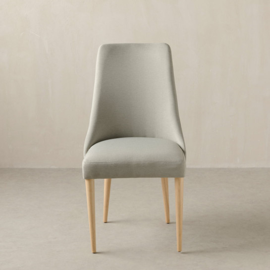 Kenay Home Pack 2 Sillas Tapizadas Gris