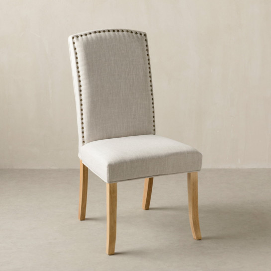 Kenay Home Pack 2 Sillas Tapizadas Gris