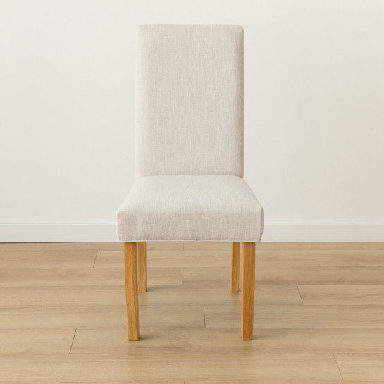 Kenay Home Pack 2 Sillas Tapizadas Gris