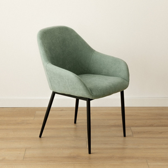 Kenay Home Pack 2 Sillas Tapizadas Menta