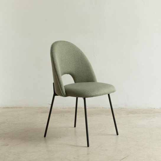 Kenay Home Pack 2 Sillas Tapizadas Verde