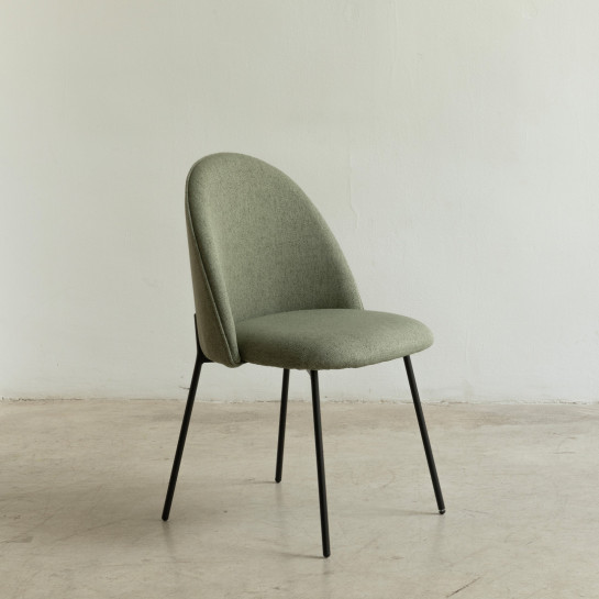 Kenay Home Pack 2 Sillas Tapizadas Verde