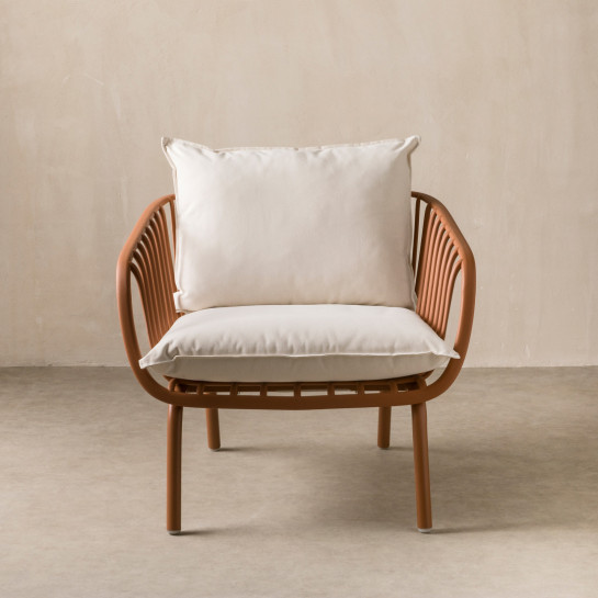 Kenay Home Pack 2 Sillones De Jardín Terracota