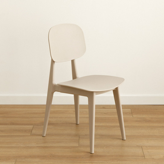 Kenay Home Pack 4 Sillas Polipropileno Beige