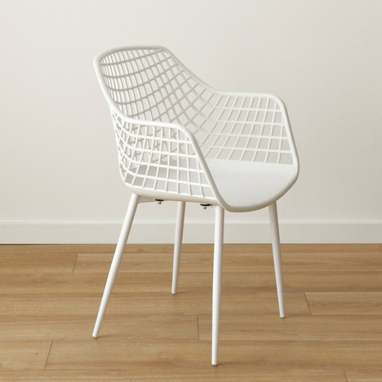 Kenay Home Pack 4 Sillas Polipropileno Blanco