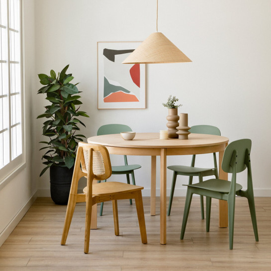 Kenay Home Pack 4 Sillas Polipropileno Verde