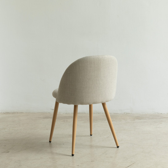 Kenay Home Pack 4 Sillas Tapizadas Beige