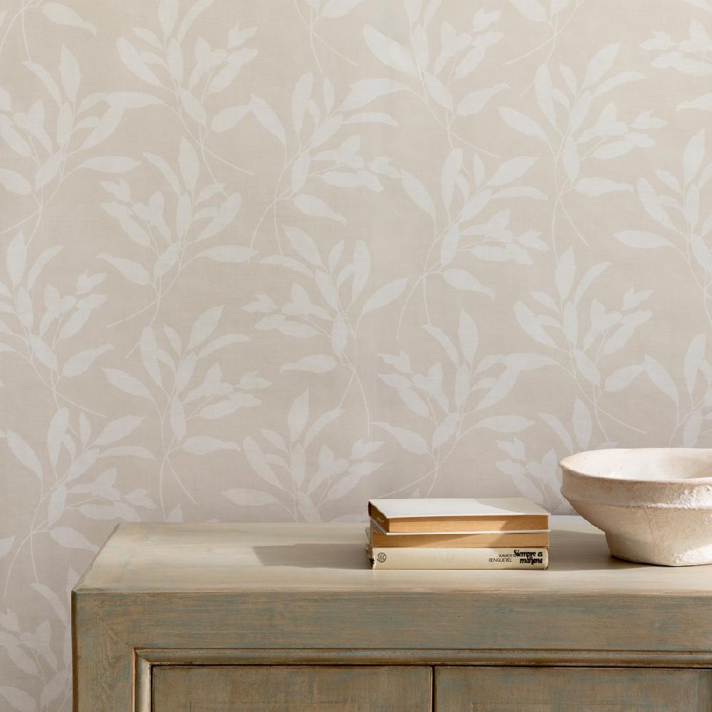 kenay home Papel pintado soft white