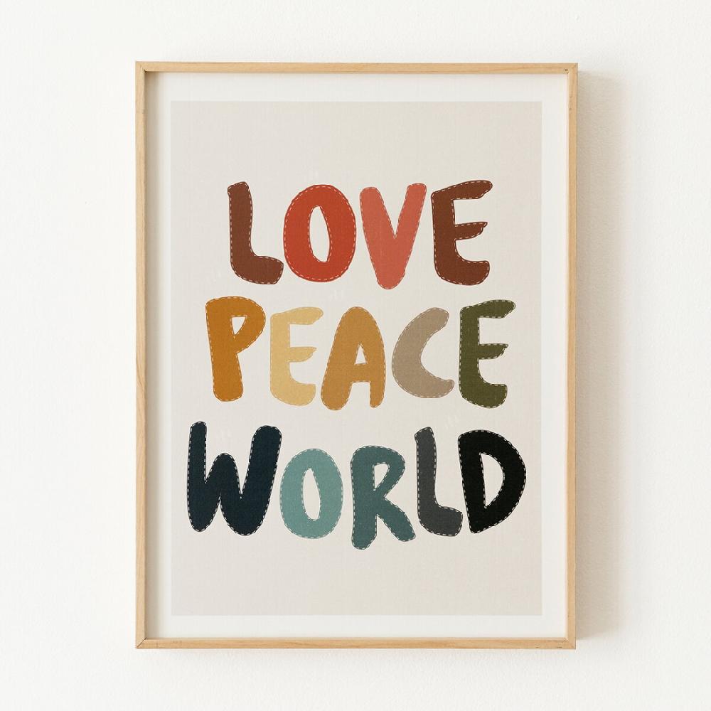 kenay home Peace lámina