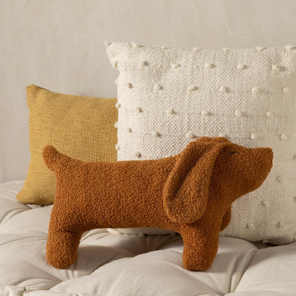 kenay home Peluche poliéster marrón