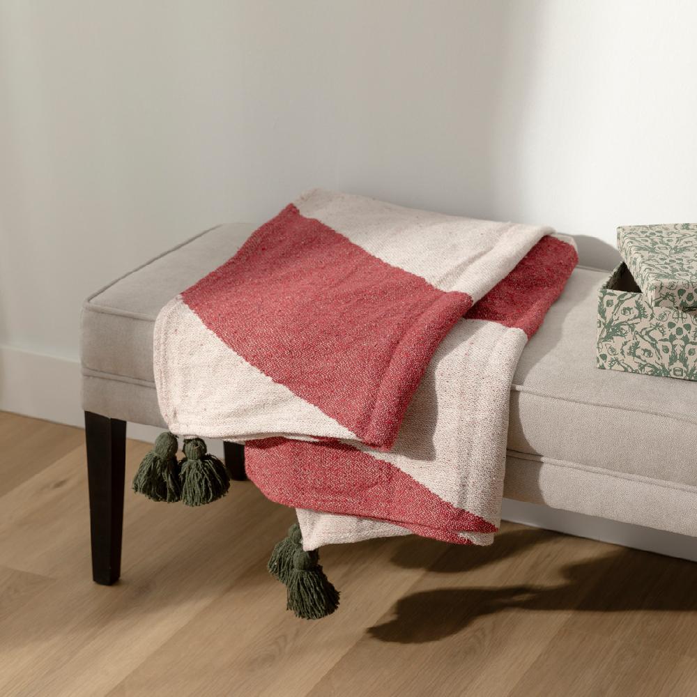 kenay home Plaid rojo Navidad