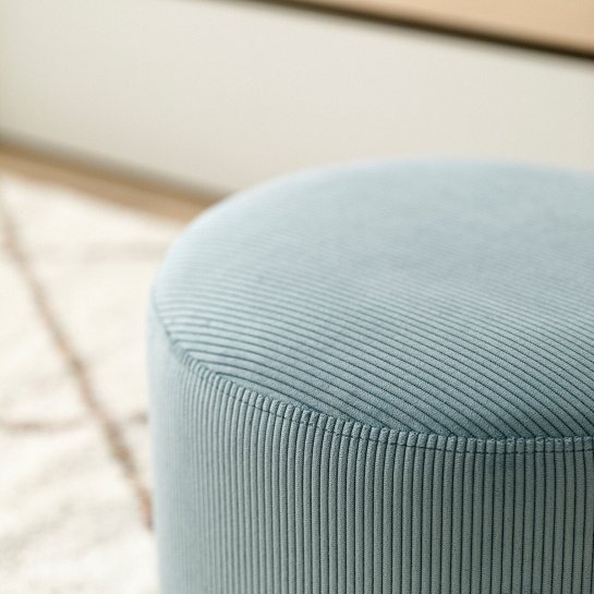 Kenay Home Puf 35 Cm Azul