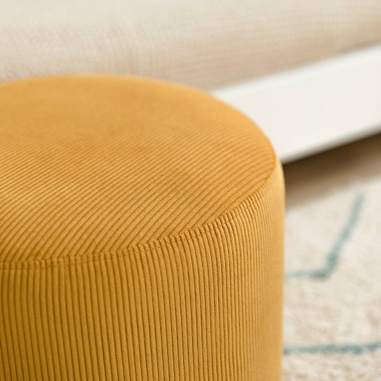 Kenay Home Puf 35 Cm Mostaza