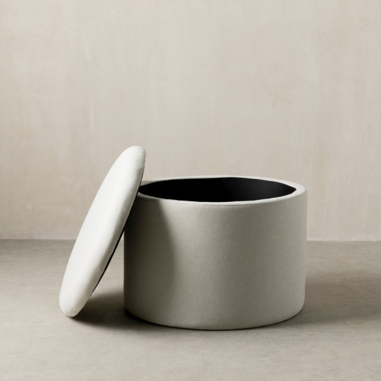 Kenay Home Puf Con Arcón Beige