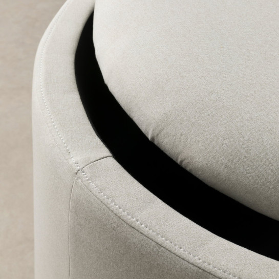 Kenay Home Puf Con Arcón Beige