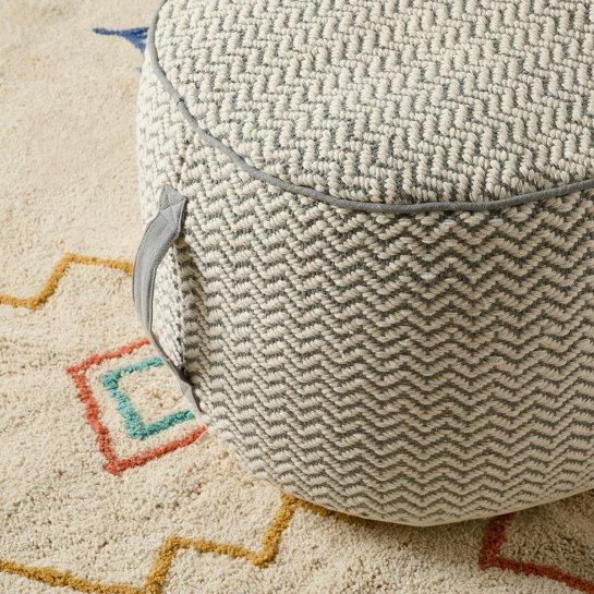 Kenay Home Puf Gris