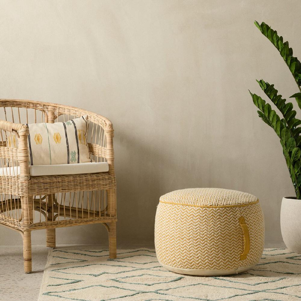 kenay home Puf mostaza