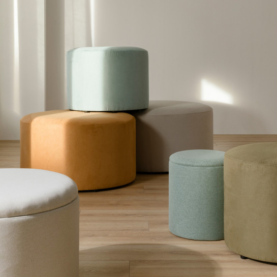 Kenay Home Puf Tapizado 90 Personalizable