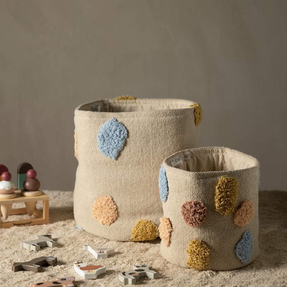 Kenay Home Set Dos Cestos Algodón Multicolor