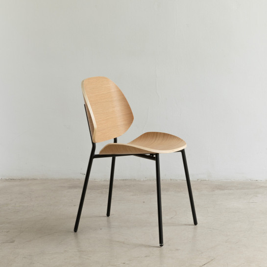 Kenay Home Silla Chapa De Roble Marrón