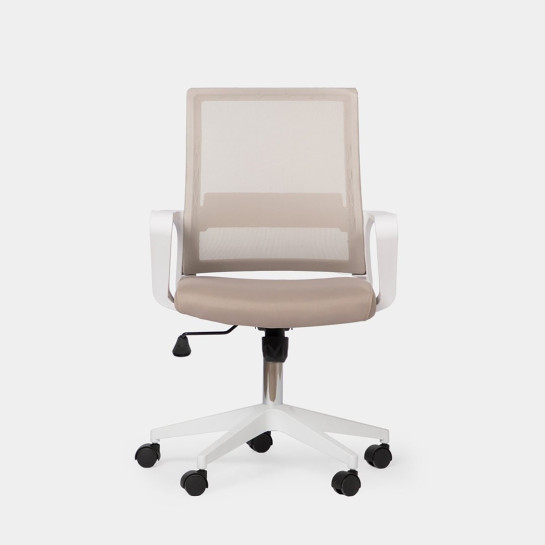 Kenay Home Silla De Escritorio Tapizada Beige