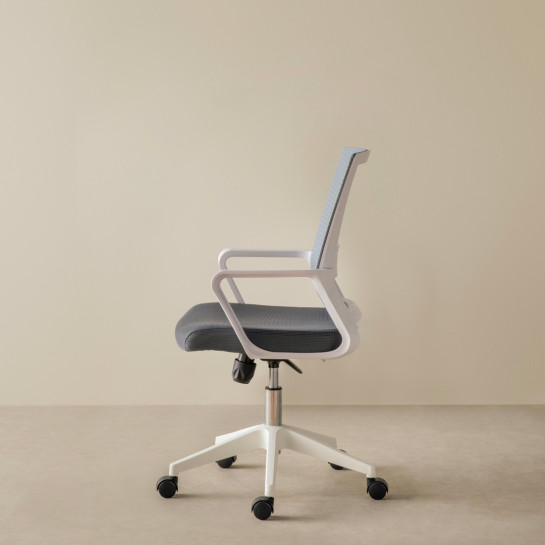 Kenay Home Silla De Escritorio Tapizada Gris