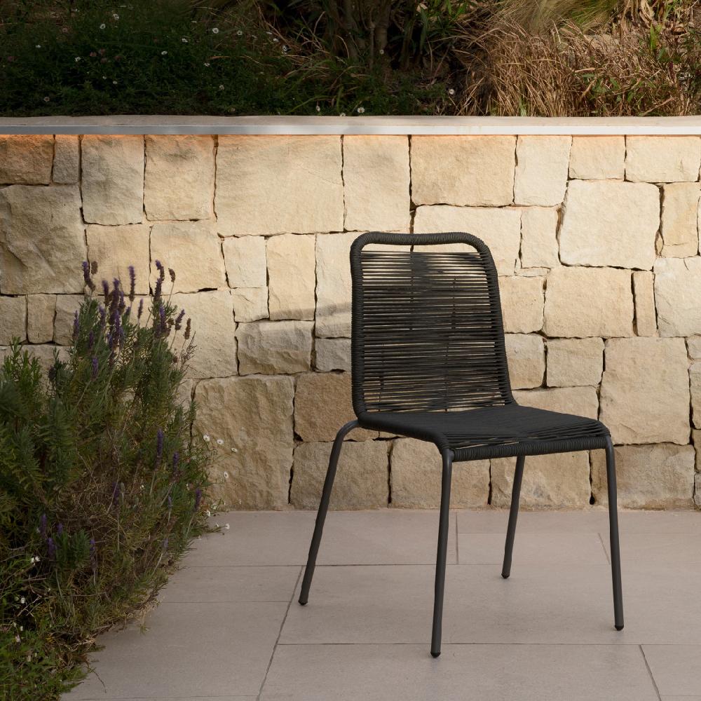 kenay home Silla de jardín antracita