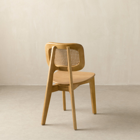 Kenay Home Silla Madera - Ratán Natural