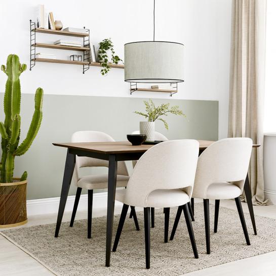 Kenay Home Silla Negra Personalizable