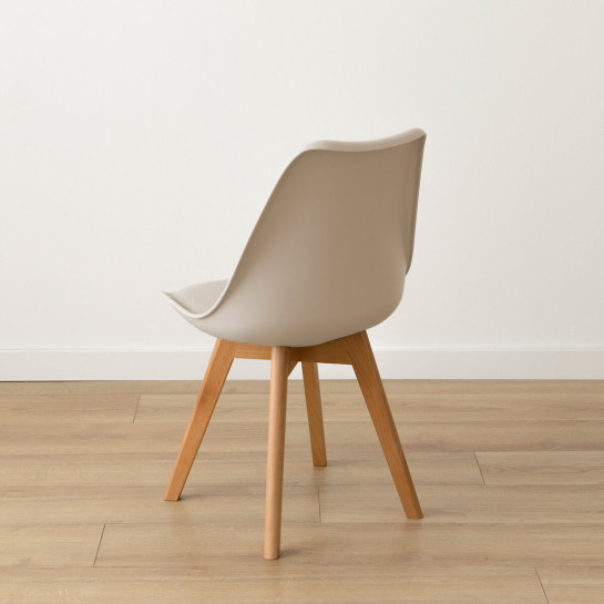 Kenay Home Silla Polipropileno Beige
