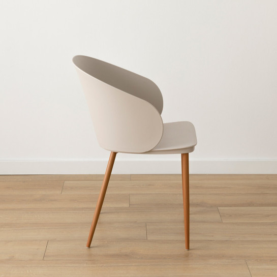 Kenay Home Silla Polipropileno Beige