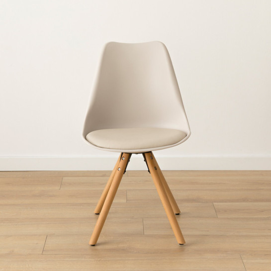 Kenay Home Silla Polipropileno Beige