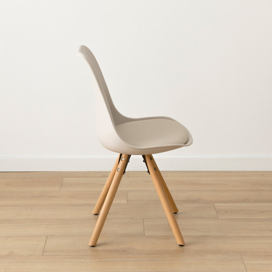 Kenay Home Silla Polipropileno Beige