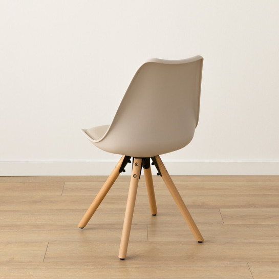 Kenay Home Silla Polipropileno Beige